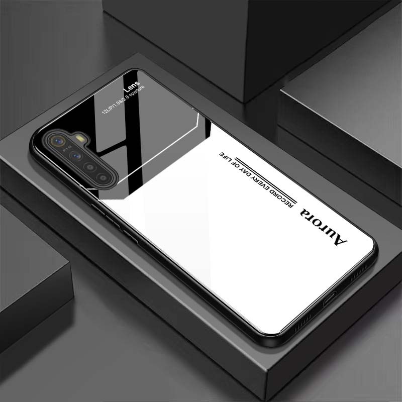 Ốp Lưng REALME 6, REALME 6 PRO Mặt Lưng Kính Cường Lực Sáng Bóng