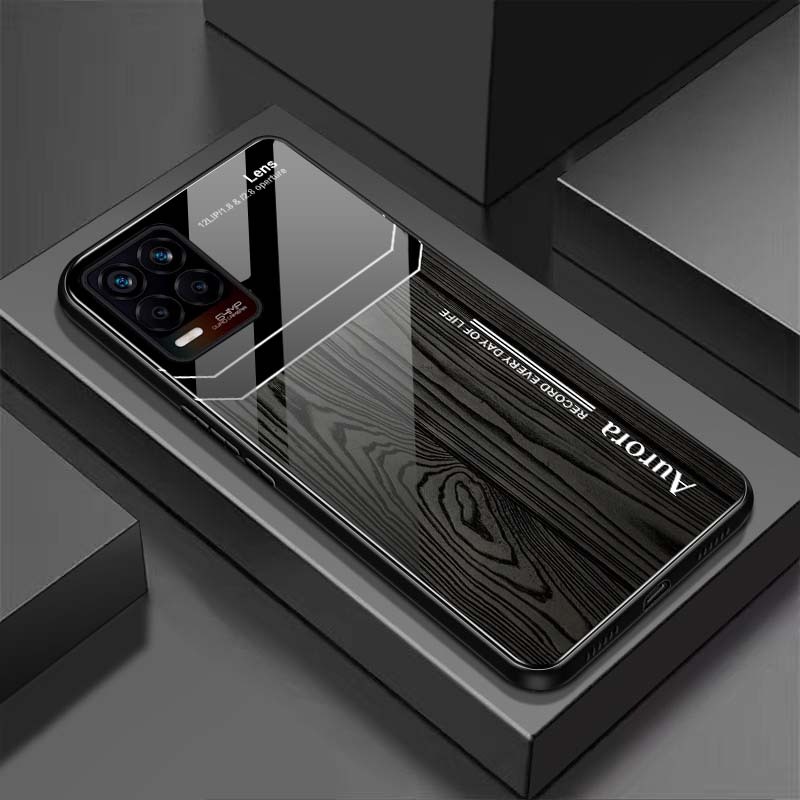 Ốp Lưng REALME 8, REALME 8 PRO Mặt Lưng Kính Cường Lực Sáng Bóng