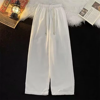 Quần ống rộng nam, nữ ống suông chất cotton dày dặn, quần dài ống rộng phong cách Hàn Quốc Ulzzang