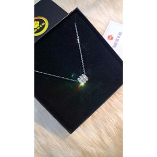 Dây chuyền nữ Bling bLing đính đá vòng quanh mặt sáng lấp lánh KHÔNG ĐEN Trang sức Bé Heo