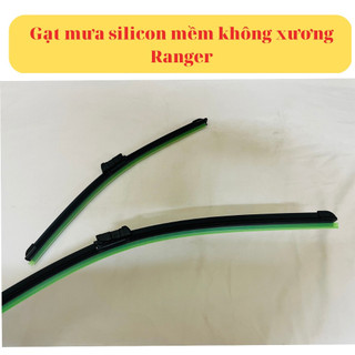 Gạt mưa xe Ford Ranger 2016, 2021, 2022, 2023, 2024 gạt mềm không xương chính hãng ( Giá 1 đôi ) gạt lẫy theo xe