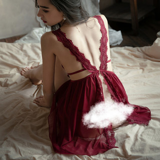 Váy Ngủ Ren 2 Dây Bản To Xẻ Sau DN01 Đồ ngủ Sexy Gợi Cảm Hình Bướm Quyến Rũ Cuốn Hút