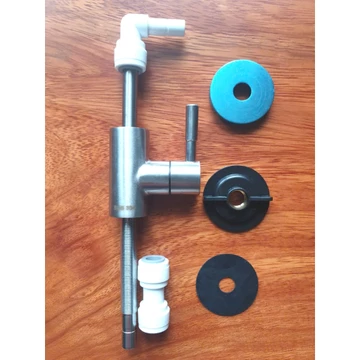 Vòi Ngắn (VÀO, RA PHI 10) Chuẩn Inox 304 Dùng Cho Máy Lọc Nước Điện Giải Ion Kiềm (Loại Máy Có Vòi Trên Đầu)