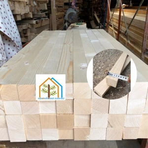 Thanh Gỗ Thông Vuông 5cm Dài 1m2, Gỗ Thông Xẻ Thanh Vuông Làm Mịn 4 Mặt - Nội Thất Nhà Xanh 82