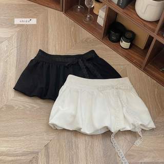 Chân váy ngắn dáng bí trắng 𝐑𝐢𝐜𝐞 𝐂𝐚𝐤𝐞 nhienhienvintage NCV00006