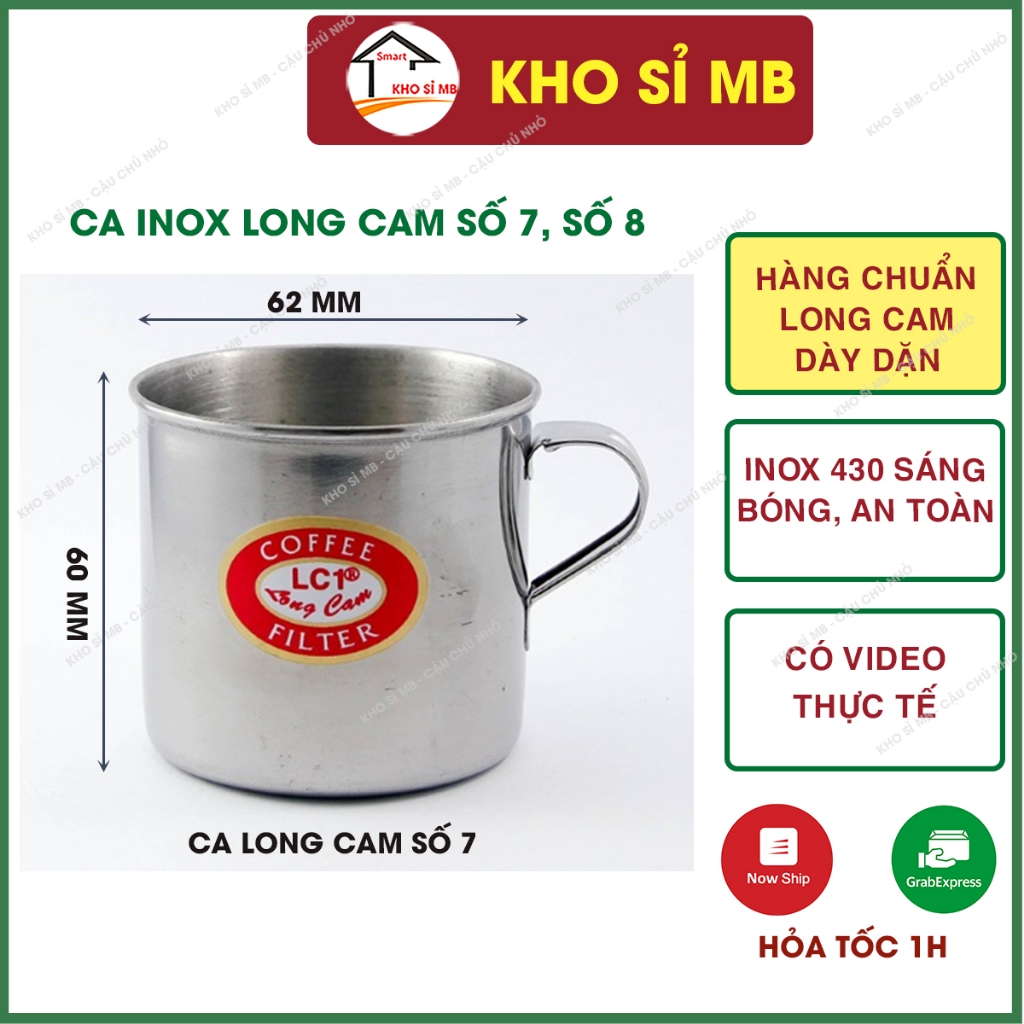 cốc inox, ly inox uống nước cho bé (hàng dày đẹp) trường mầm non, khu ...