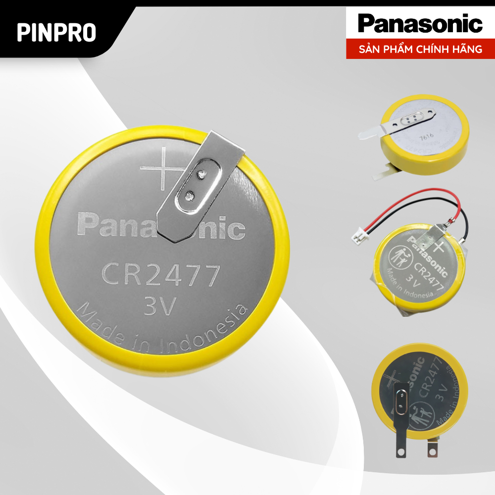 Pin CR2477 Panasonic hàn chân, pin nồi cơm nhật chính hãng | Shopee ...