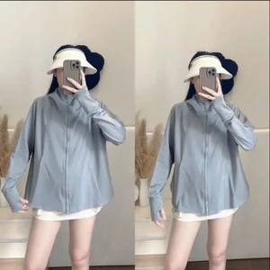 ÁO KHOÁC CHỐNG NẮNG CÁNH DƠI CÓ 3 TÚI, TÚI TRONG CÓ KHÓA KÉO Nữ Nữ