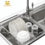 Rổ gác bồn rửa chén bát inox Senhome co dãn 2 đầu
