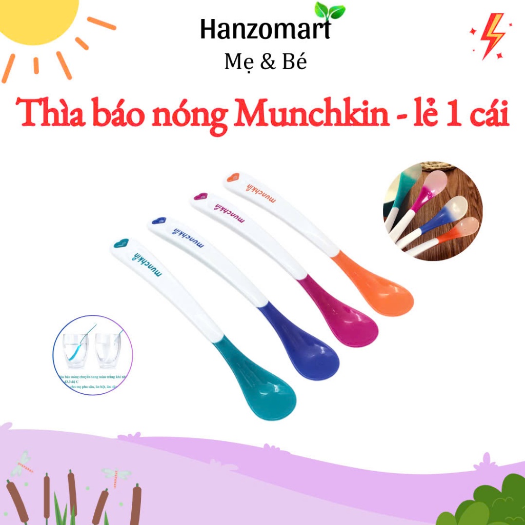 Thìa báo nóng Munchkin - lẻ 1 cái