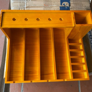 Khay đựng tông đơ 4 ngăn có ngăn kéo  rộng 25cm dài 40cm cao 16 cm