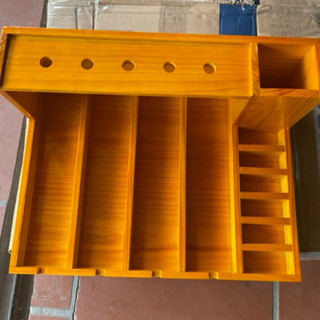 Khay đựng tông đơ 4 ngăn có ngăn kéo  rộng 25cm dài 40cm cao 16 cm