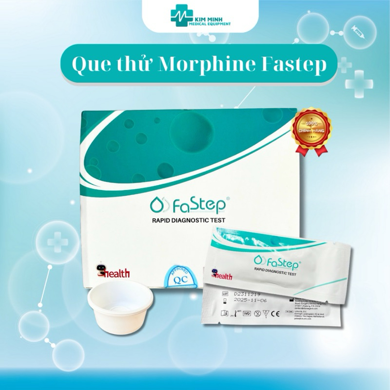 Hộp Que thử Morphine Fastep hộp 50 test và 50 cốc | Shopee Việt Nam