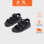 Giày Sandal Nam Nữ Unisex, 3 Quai Ngang Đế Bằng Streetstyle, Đi Học, Đi Chơi