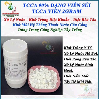 1kg TCCA 90, Clo Viên 2gram Xử lý Nước Hồ Bơi Nước Sinh Hoạt, Diệt Tảo Rong Rêu, Khử Trùng Nhà Cửa