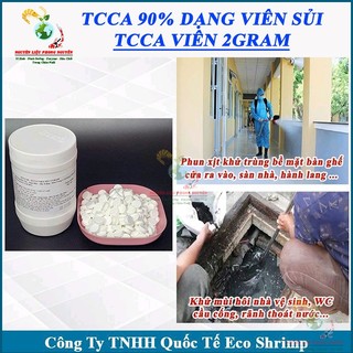 1kg TCCA 90, Clo Viên 2gram Xử lý Nước Hồ Bơi Nước Sinh Hoạt, Diệt Tảo Rong Rêu, Khử Trùng Nhà Cửa