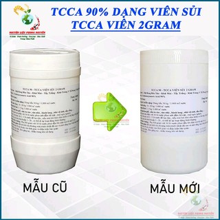 1kg TCCA 90, Clo Viên 2gram Xử lý Nước Hồ Bơi Nước Sinh Hoạt, Diệt Tảo Rong Rêu, Khử Trùng Nhà Cửa