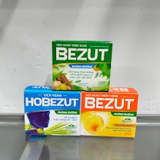Viên Ngậm BEZUT không đường-HOBEZUT hỗ trợ giảm triệu chứng Ho Cảm ...