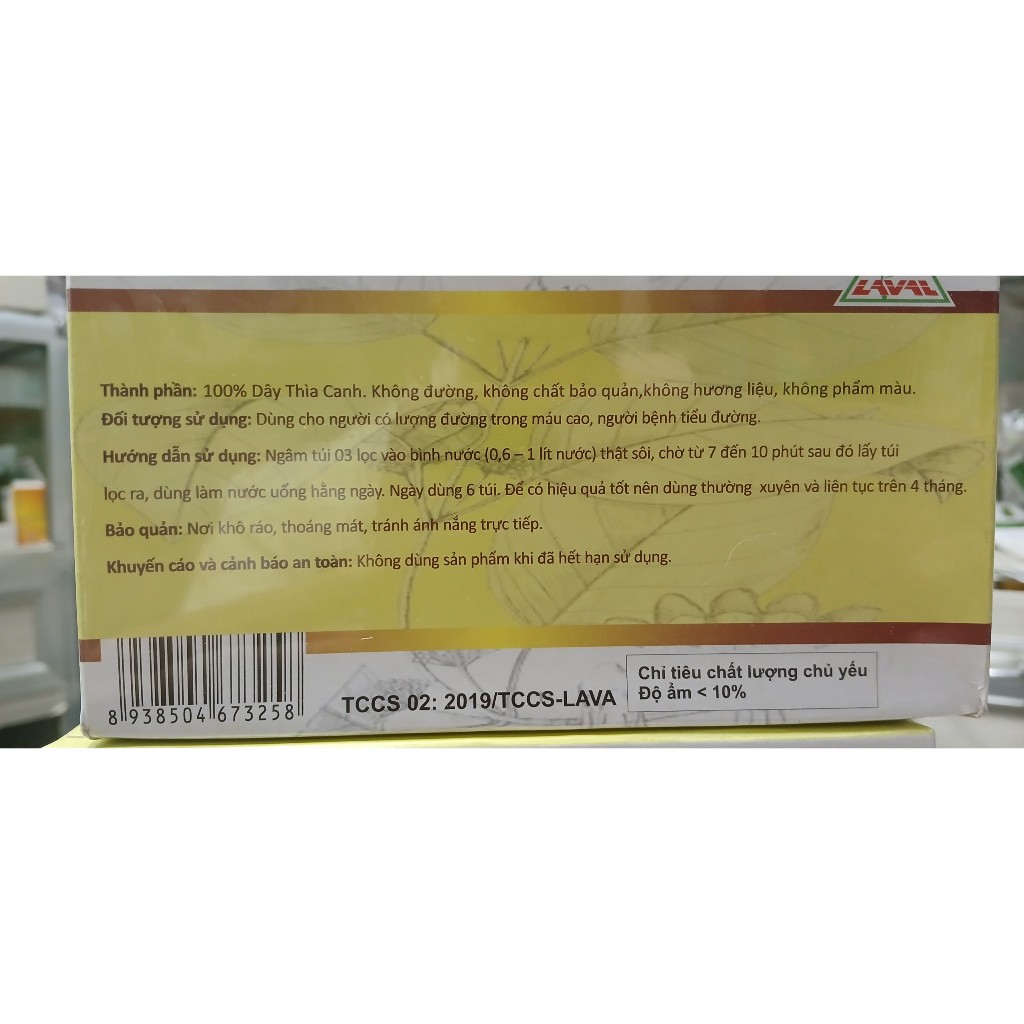 TRÀ DÂY LAVA DÙNG CHO NGƯỜI BỊ BỆNH DẠ DÀY