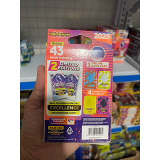 [ Mini Tin ] Hộp Thẻ Loại Nhỏ Panini AdrenaLyn Premier League Mini Tin Mùa 2025 24/25( 43 Thẻ )