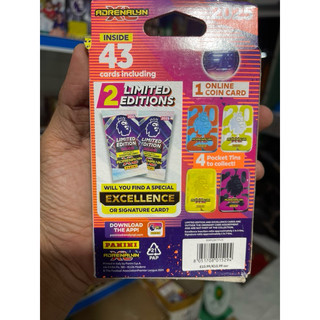 [ Mini Tin ] Hộp Thẻ Loại Nhỏ Panini AdrenaLyn Premier League Mini Tin Mùa 2025 24/25( 43 Thẻ )