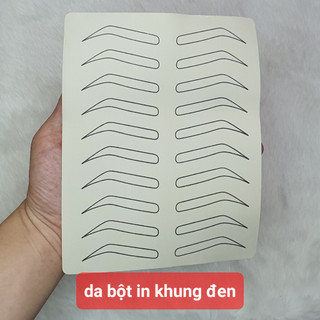 -Da bột tập phun xăm, da bột luyện điêu khắc, đi sợi sexy brows