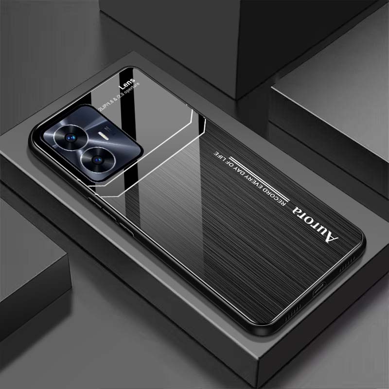 Ốp Lưng REALME C55 Mặt Lưng Kính Cường Lực Sáng Bóng
