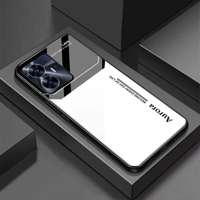 Ốp Lưng REALME C55 Mặt Lưng Kính Cường Lực Sáng Bóng