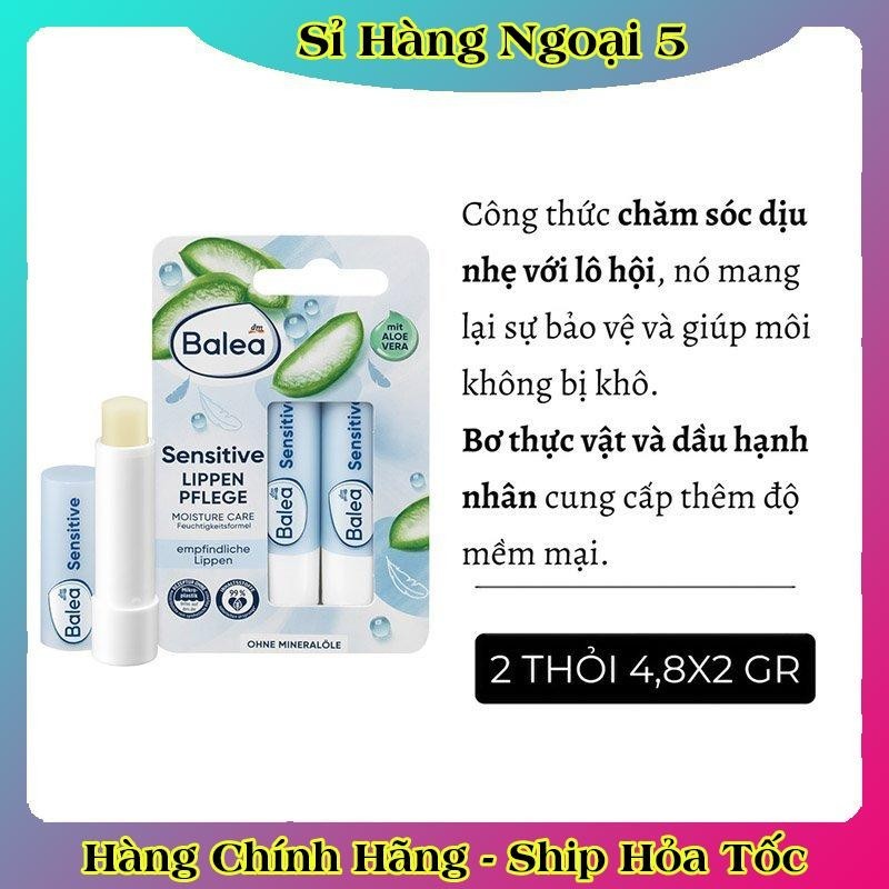 [auth] Son dưỡng môi  giúp môi căng bóng, mềm mịn Balea nội địa Đức,Đủ Bill [Hot]