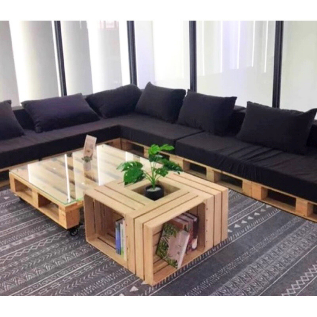 Thùng Gỗ Decor Được Làm Từ Gỗ Thông Cao Cấp, Bền Bỉ - Nội Thất Nhà Xanh 82