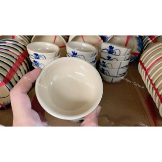 Chén Chấm Gốm Cao Cấp Dáng Tròn Nhiều Mẫu - Gốm Lái Thiêu - Gốm Nam Bộ
