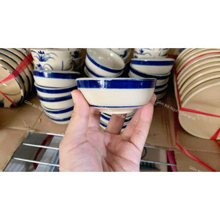 Chén Chấm Gốm Cao Cấp Dáng Tròn Nhiều Mẫu - Gốm Lái Thiêu - Gốm Nam Bộ