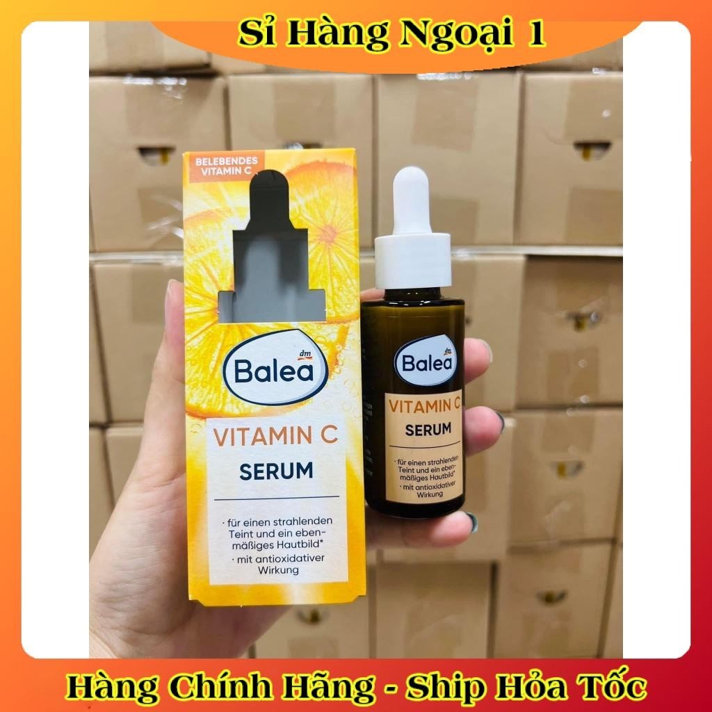 [auth] Serum Vitamin C sáng da, mờ thâm, chống lão hoá và nếp nhăn Balea Đức [ Nội địa Đức Đủ Bill] [Hot]