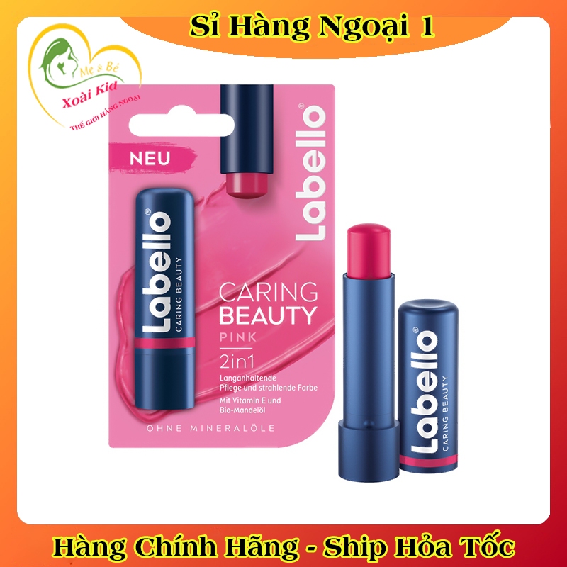 [auth] Son dưỡng môi căng mọng, mềm mịn Labello Đức [Hàng nội địa Đức Đủ Bill] [Hot]