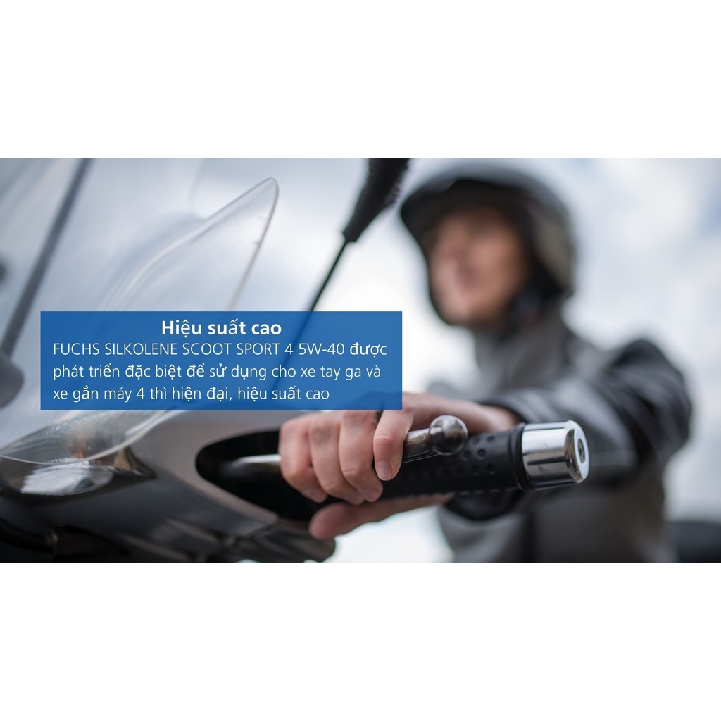 Combo 2 sản phẩm dầu động cơ Silkolene Scoot Sport 4 5W-40 1L (VN) và dầu hộp số Silkolene Scooter Gear Oil 120ml (INDO) | BigBuy360 - bigbuy360.vn