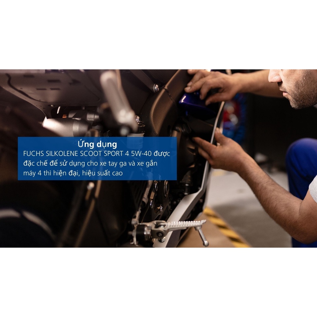 Combo 2 sản phẩm dầu động cơ Silkolene Scoot Sport 4 5W-40 1L (VN) và dầu hộp số Silkolene Scooter Gear Oil 120ml (INDO) | BigBuy360 - bigbuy360.vn