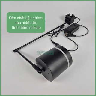 Đèn Rọi 3 Chế Độ Màu Coco - Chất Liệu Nhôm - Sử Dụng Cho Bể Thủy Sinh, Biotop, Bán Cạn, Tiểu Cảnh