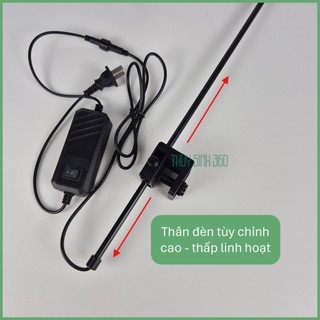 Đèn Rọi 3 Chế Độ Màu Coco - Chất Liệu Nhôm - Sử Dụng Cho Bể Thủy Sinh, Biotop, Bán Cạn, Tiểu Cảnh