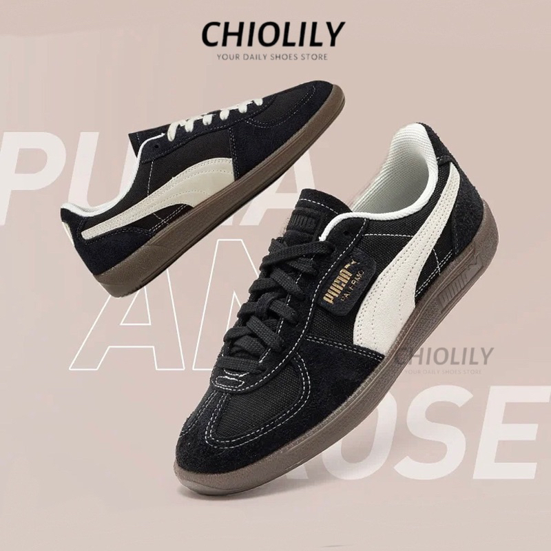 Giày Thể Thao Puma Palemo Vintage Rose Đen Trắng Nam Nữ Cao Cấp Thời ...
