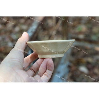 Chén Gốm Vẽ Hoa/Gà/Phết Xanh Size To 9.5cm - Đổ Bánh Bèo - Nướng Trứng -Chén Chấm -Gốm Xưa Lái Thiêu Cho Người Hoài Niệm