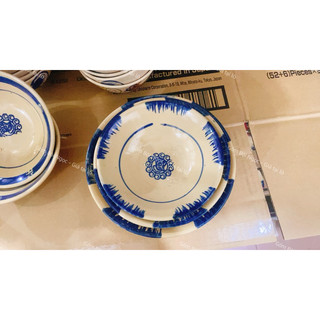 Tô Gốm Xưa Phết Xanh/Chỉ Xanh Nam Bộ Size 14cm - Đựng Bún Chả - Làm Tô Cơm - Chè - Gốm Lái Thiêu Xưa Cho Người Hoài Niệm