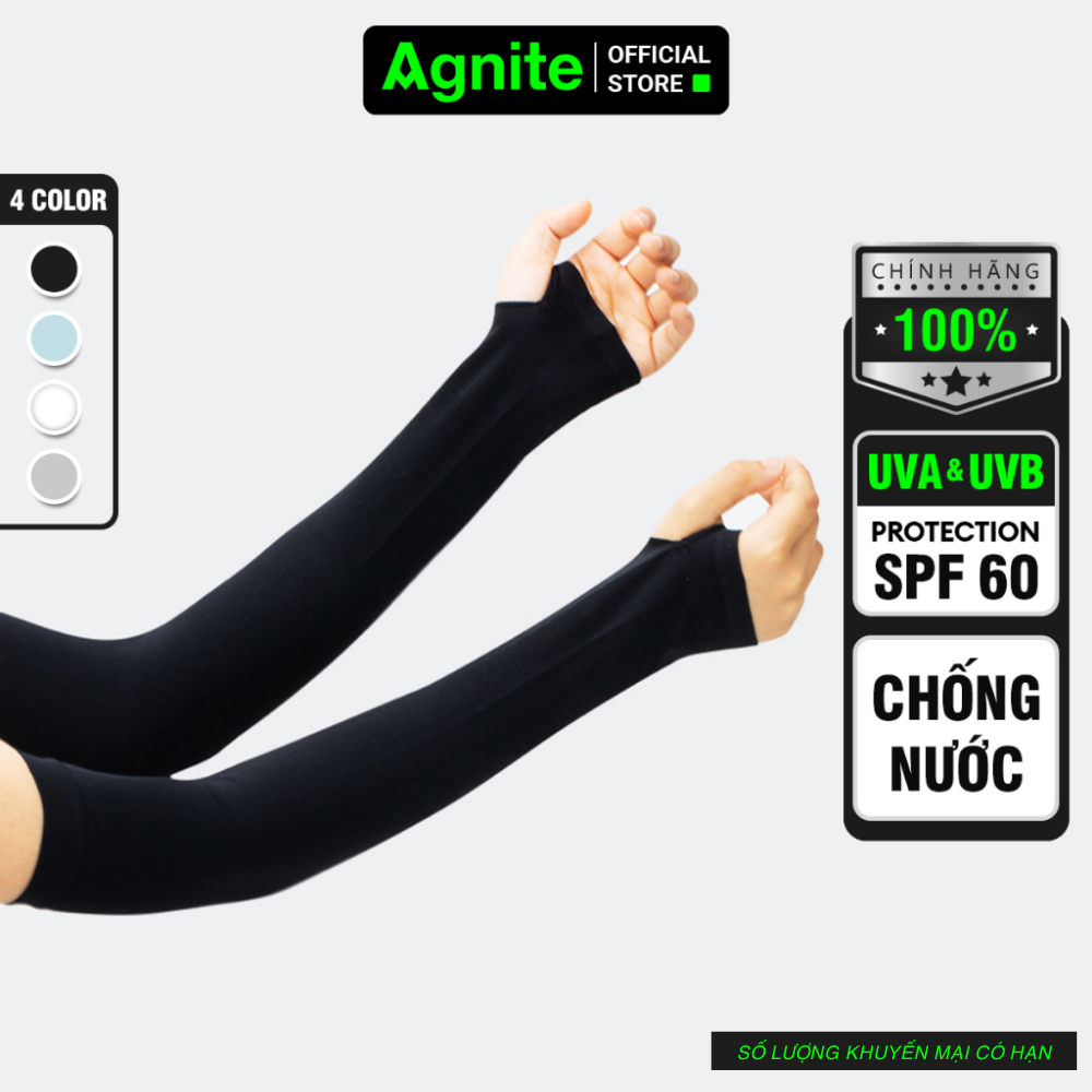 [NEW] Đôi Găng Tay Chống Nắng Nam Nữ Agnite Deli Chống Tia UV SPF60 Bao Tay Phượt Du Lịch Chất Liệu Thoáng