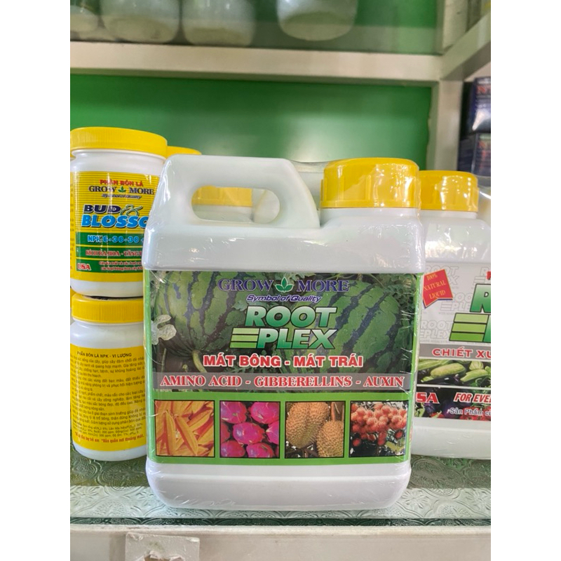 PHÂN BÓN HỮU CƠ RONG BIỂN ROOT PLEX SEAWEED EXTRACT USA CAN 1 LÍT ...