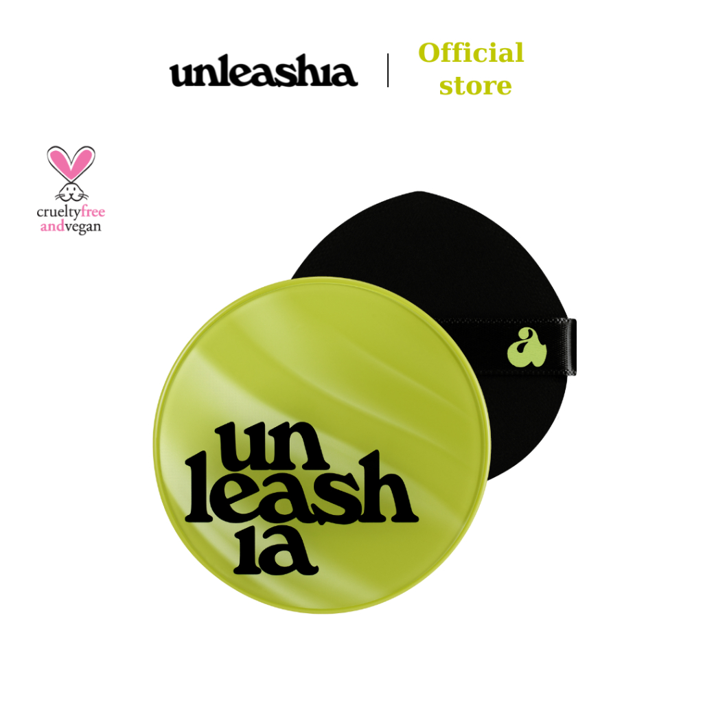 Phấn nước bán lì UNLEASHIA Satin Wear Healthy-Green Cushion SPF30/PA++ 15g