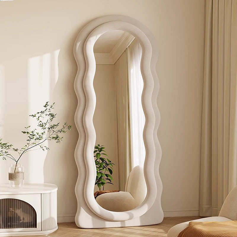 Gương soi toàn thân dáng lượn sóng cao cấp NHU Y DECOR Gương Decor Studio, kích thước màu sắc tự chọn
