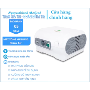 Máy xông khí dung Shizu Air - Công Nghệ Nhật Bản | Máy xông mũi họng cho bé, hút dịch, hút đờm, mụn