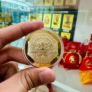 [ĐÃ THỈ.NH] XU GIẢI TAM TAI Mặt Hổ Phù Ngậm Kiếm Phong Thủy Tránh Tam Tai 12 Con Giáp - Trấn Trạch , Bình An Tài Lộc