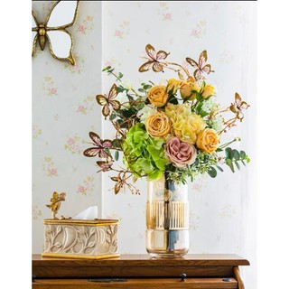 Hoa Cánh Bướm Decor 6 Con 💥HÀNG CAO CẤP💥 Hoa Bướm Lụa Thanh Lịch, Trang Trí Nhà Cửa Vintage