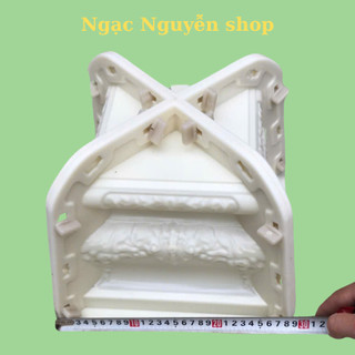 Khuôn đúc đôn nấm, chân vuông, chất liệu nhựa abs