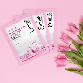 Mặt nạ vải sinh học Emmié By Happyskin Brightening Glow Tencel Mask (1 miếng/5 miếng)